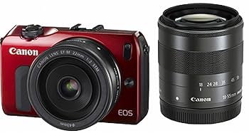 ミラーレス一眼Canon eos m 本体＋レンズ　fe m 22mm stm Amazon | Canon ミラーレス一眼カメラ EOS M ダブルレンズキット